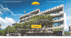 Desktop Screenshot of hotel-krim.si