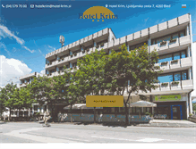 Tablet Screenshot of hotel-krim.si